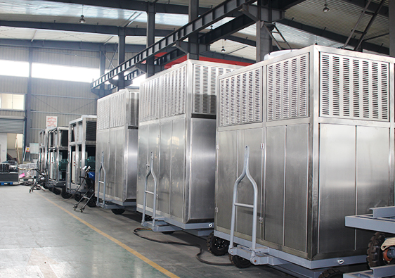 宿遷客戶訂購(gòu)的谷物冷卻機(jī)進(jìn)入檢測(cè)階段